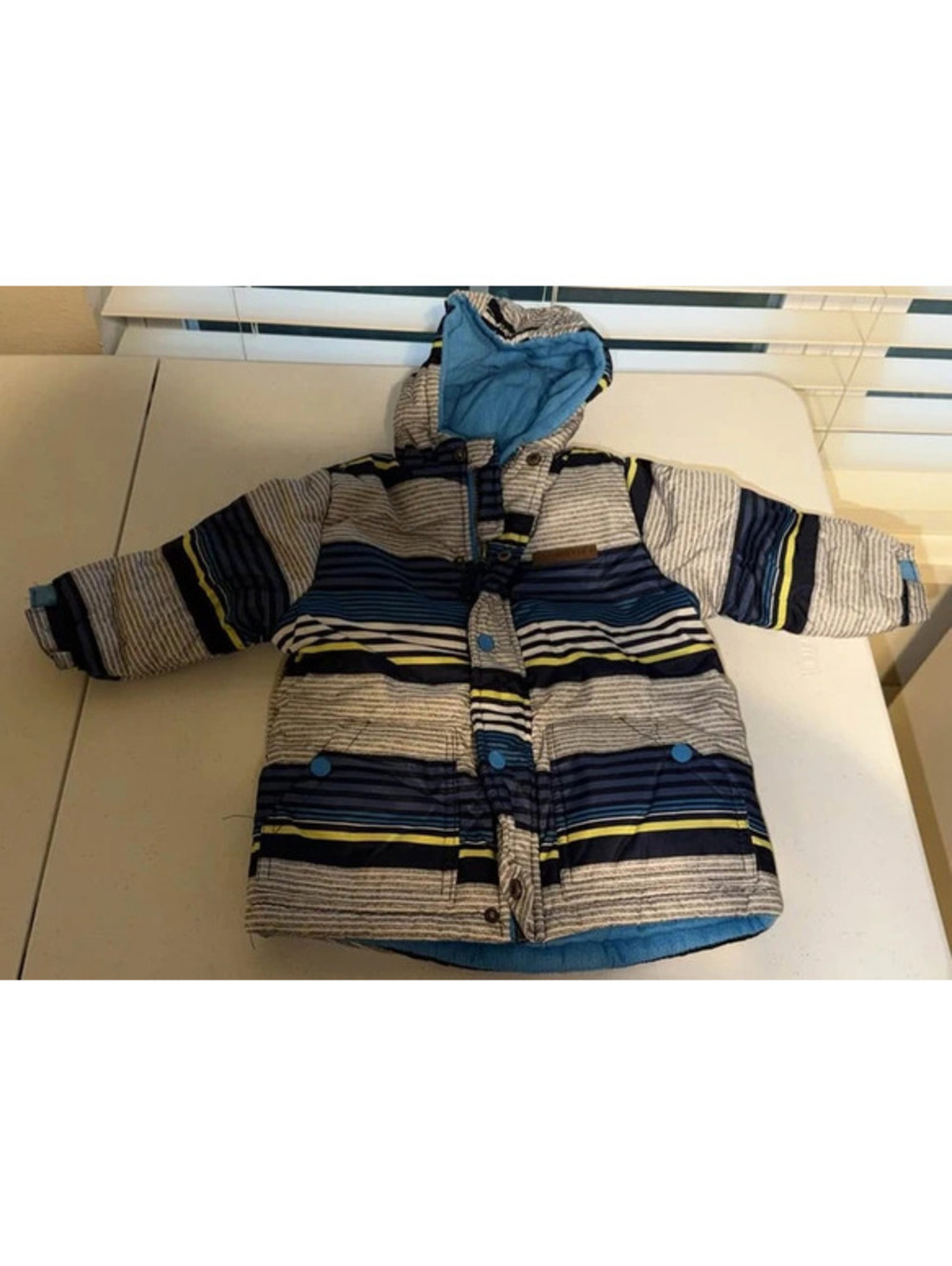 Wippette Kids Striped Winter Jacket Size 18M
